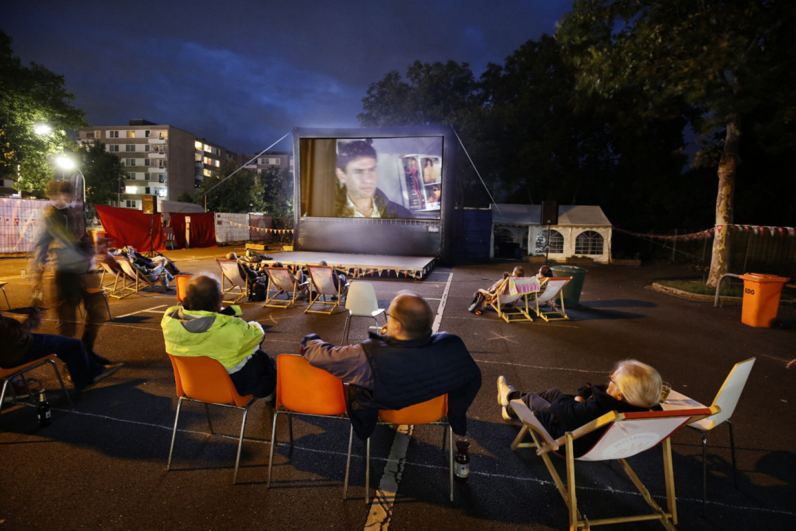 Kino auf dem Westerfilder Marktplatz