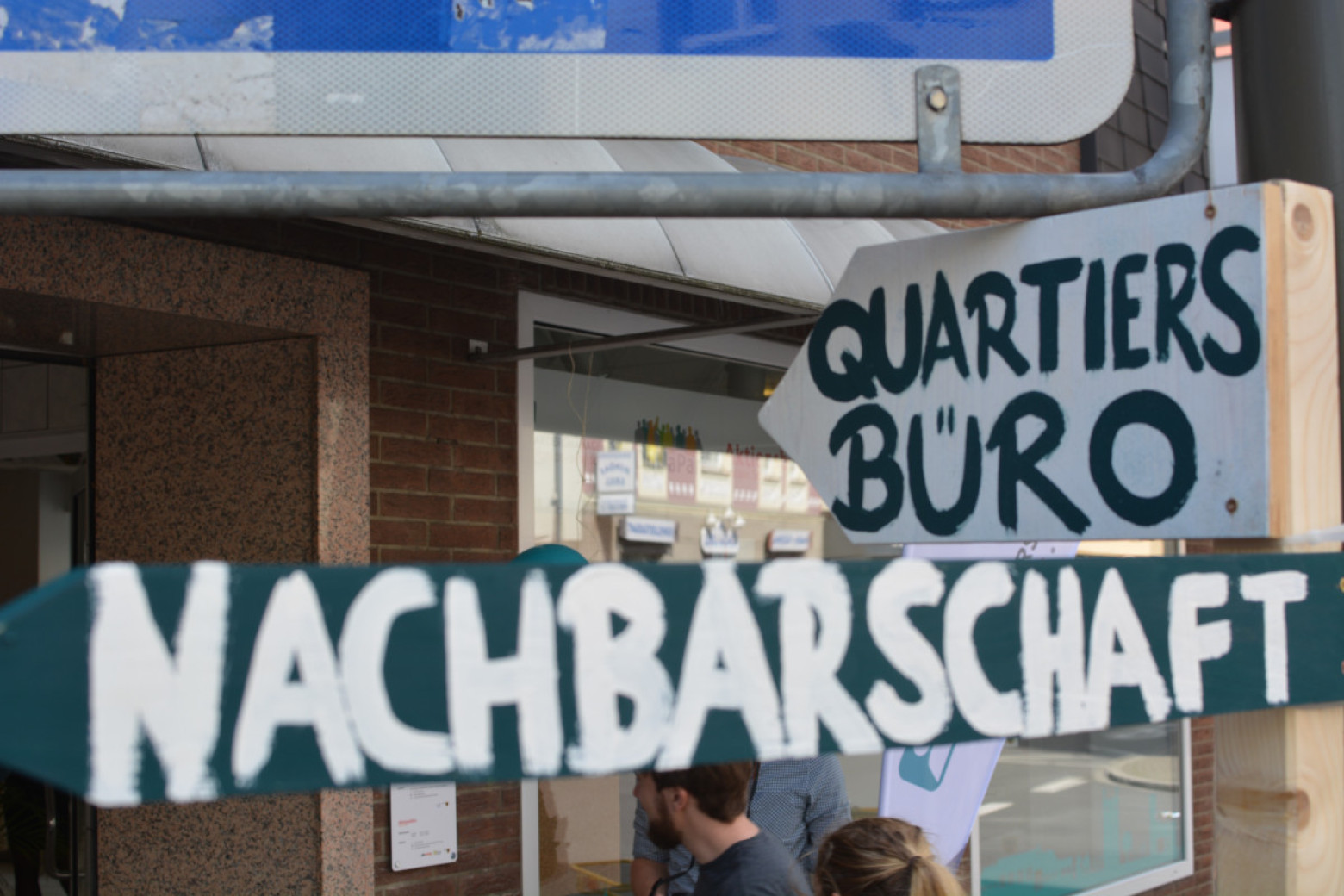 Schild vor dem Quartiersbüro Westerfilde & Bodelschwingh