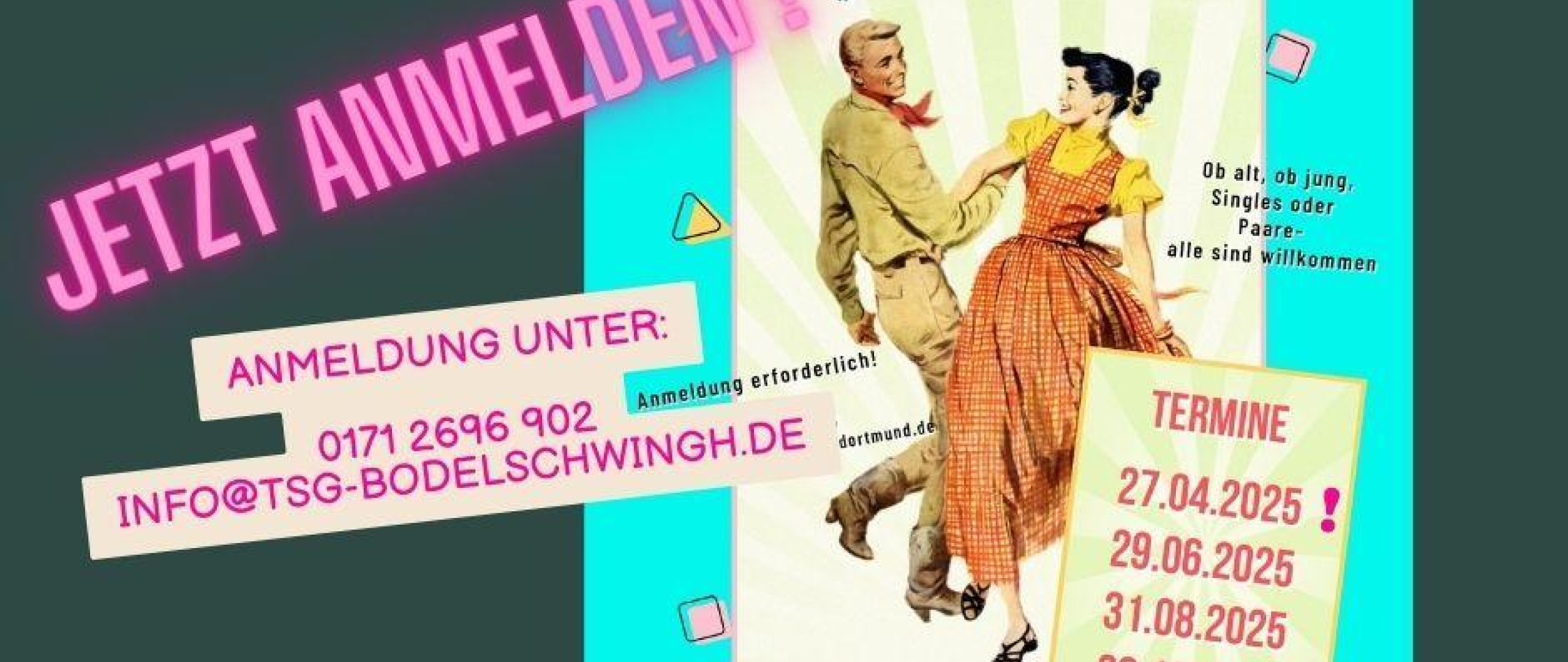 Plakat Tanztreff 2025