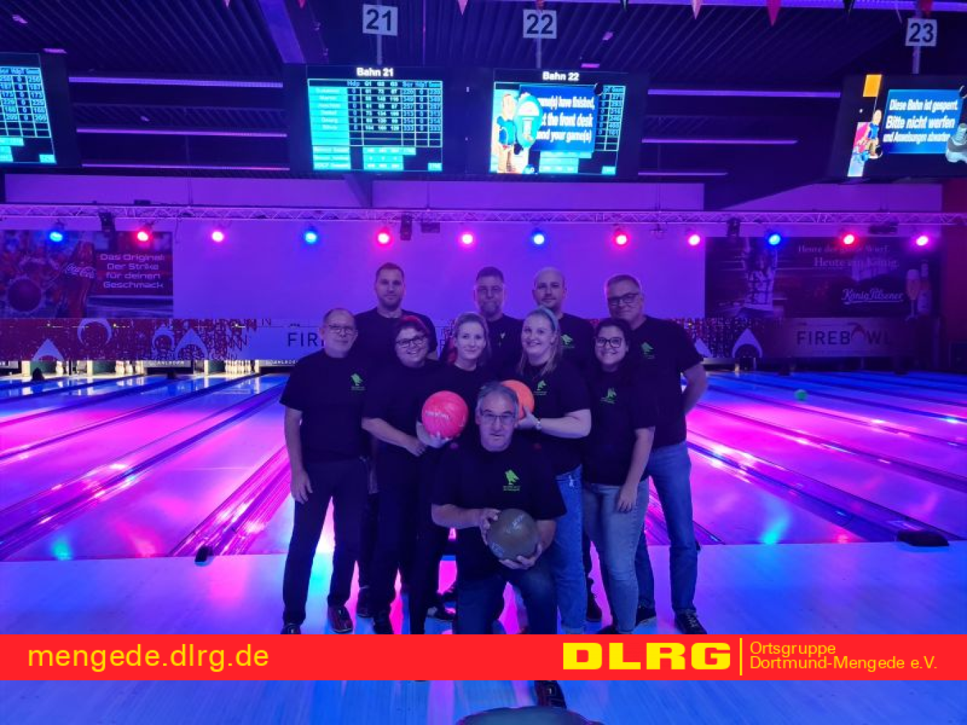 Ausflug zum Bowling des DLRG Ortsgruppe Dortmund Mengede e.V.
