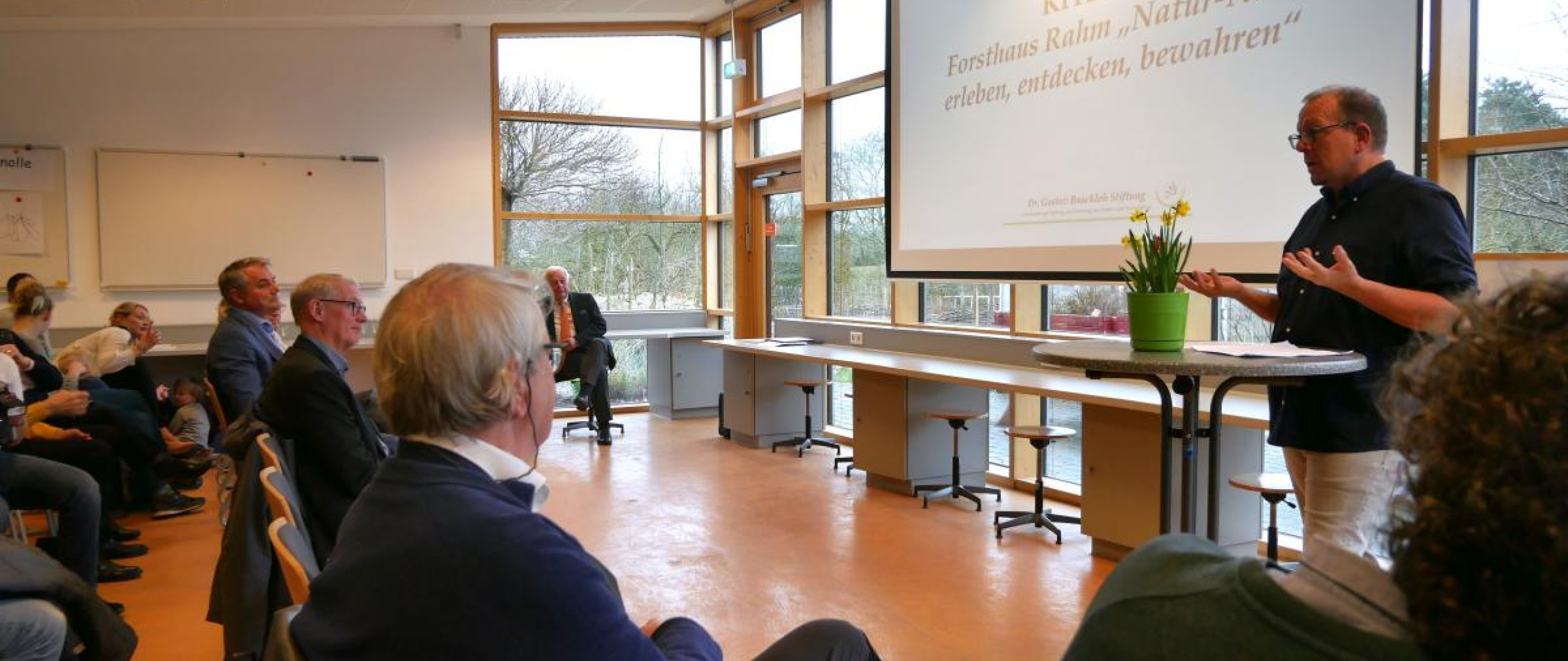 Preisverleihung Bauckloh Stiftung Laudatio Dr. Knopf vom Botanischen Garten Rombergpark