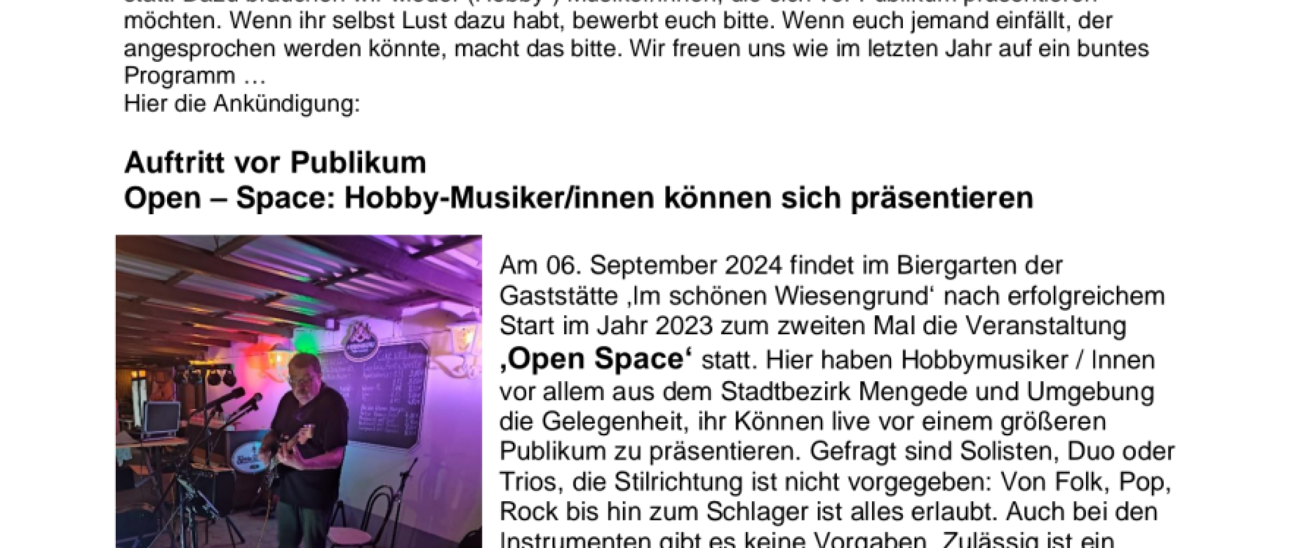 2. Open Space