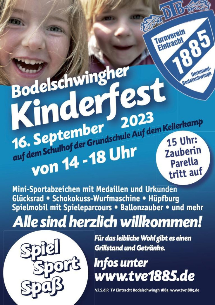 Plakat Bodelschwingher Kinderfest