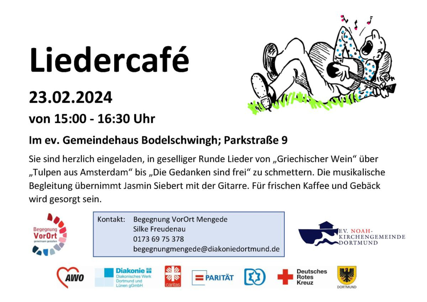 Plakat Liedercafe