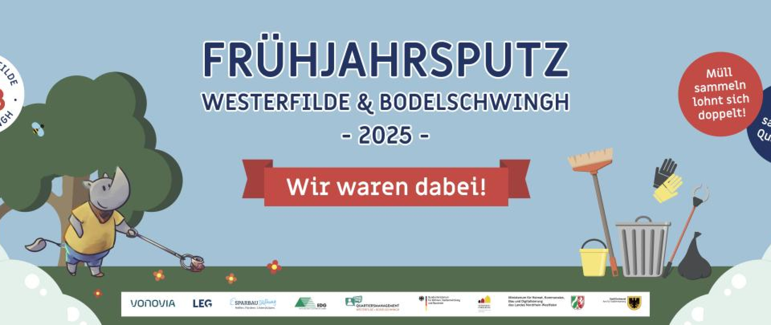 Banner Frühjahrsputz Westerfilde & Bodelschwingh