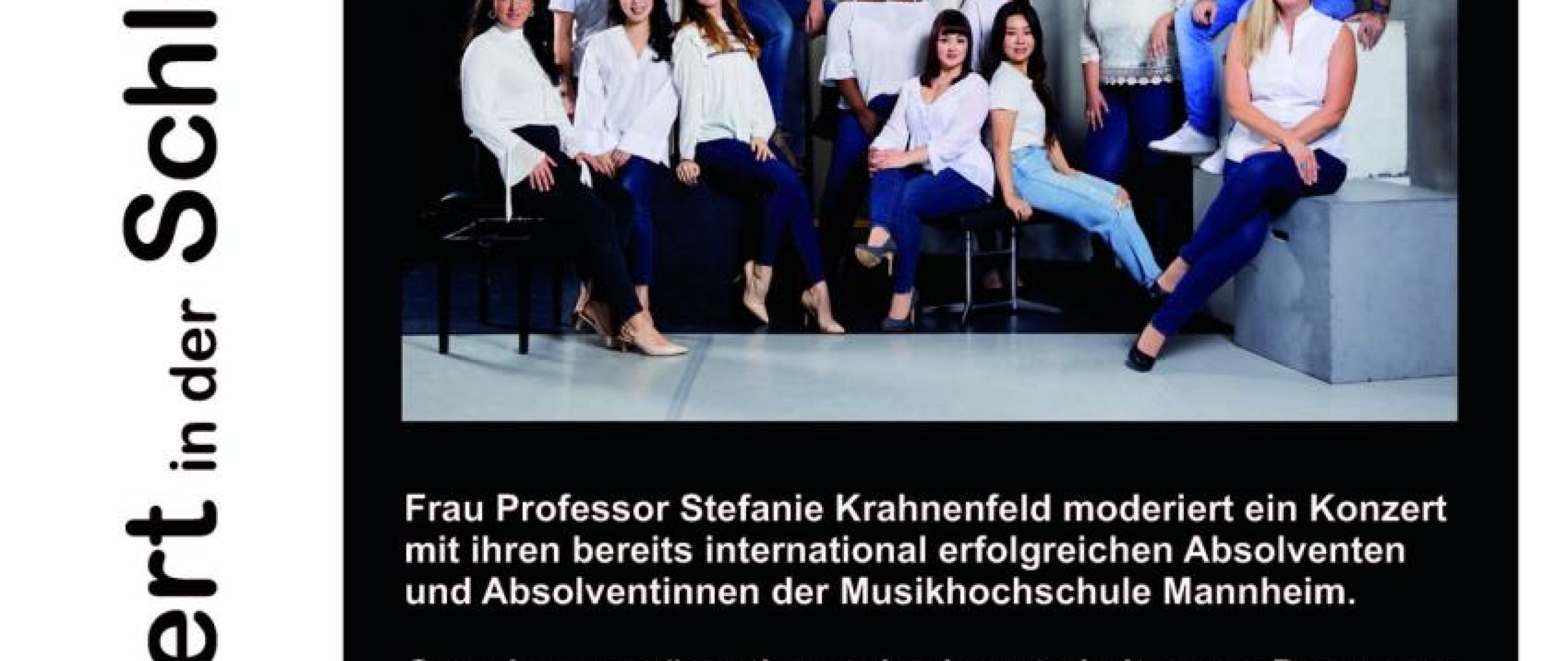 Plakat zum Konzert in der Schlosskirche am 25.10.2025